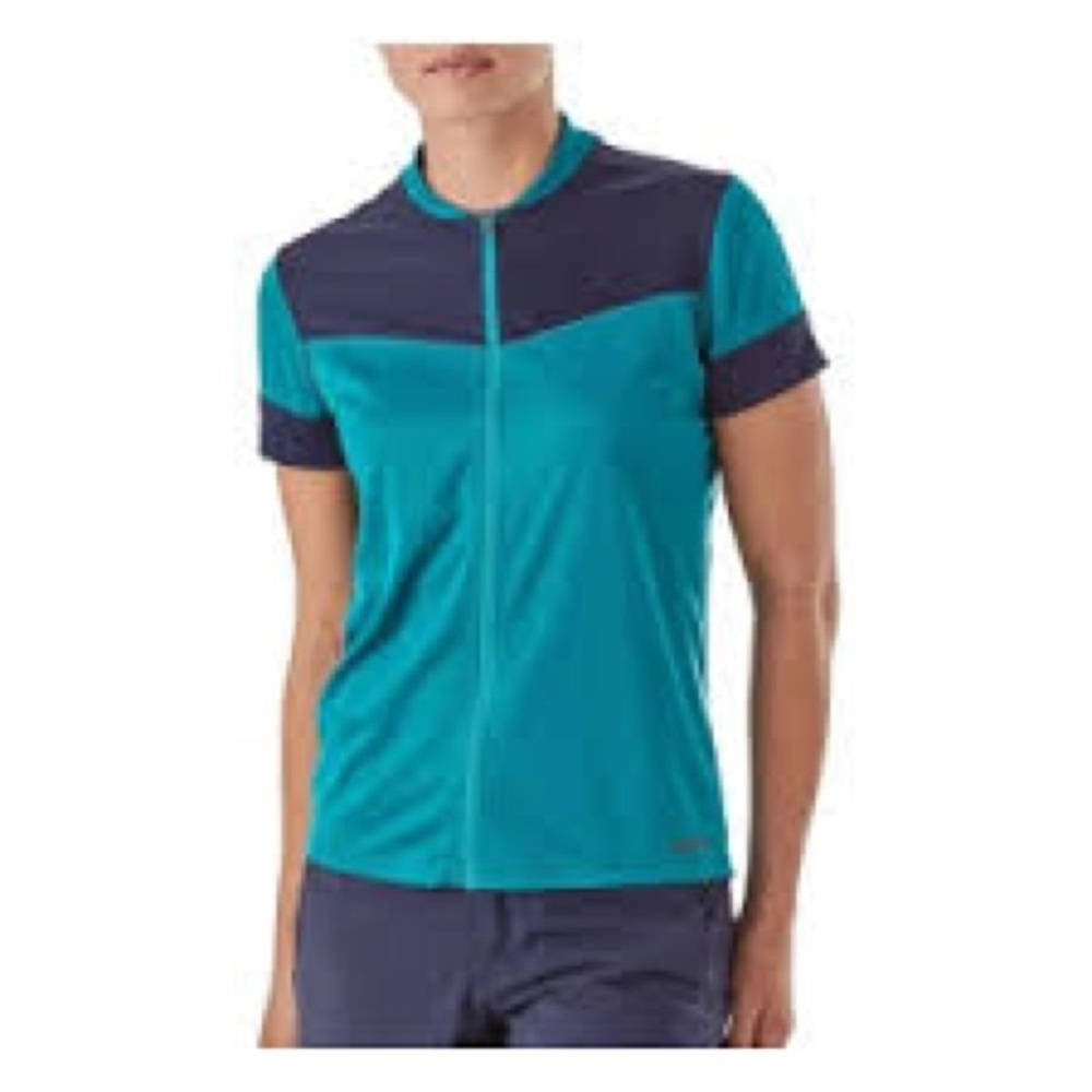 Patagonia W’s Crank Craft Jersey XS Teal Cycling Full Zip Bike Shirt
